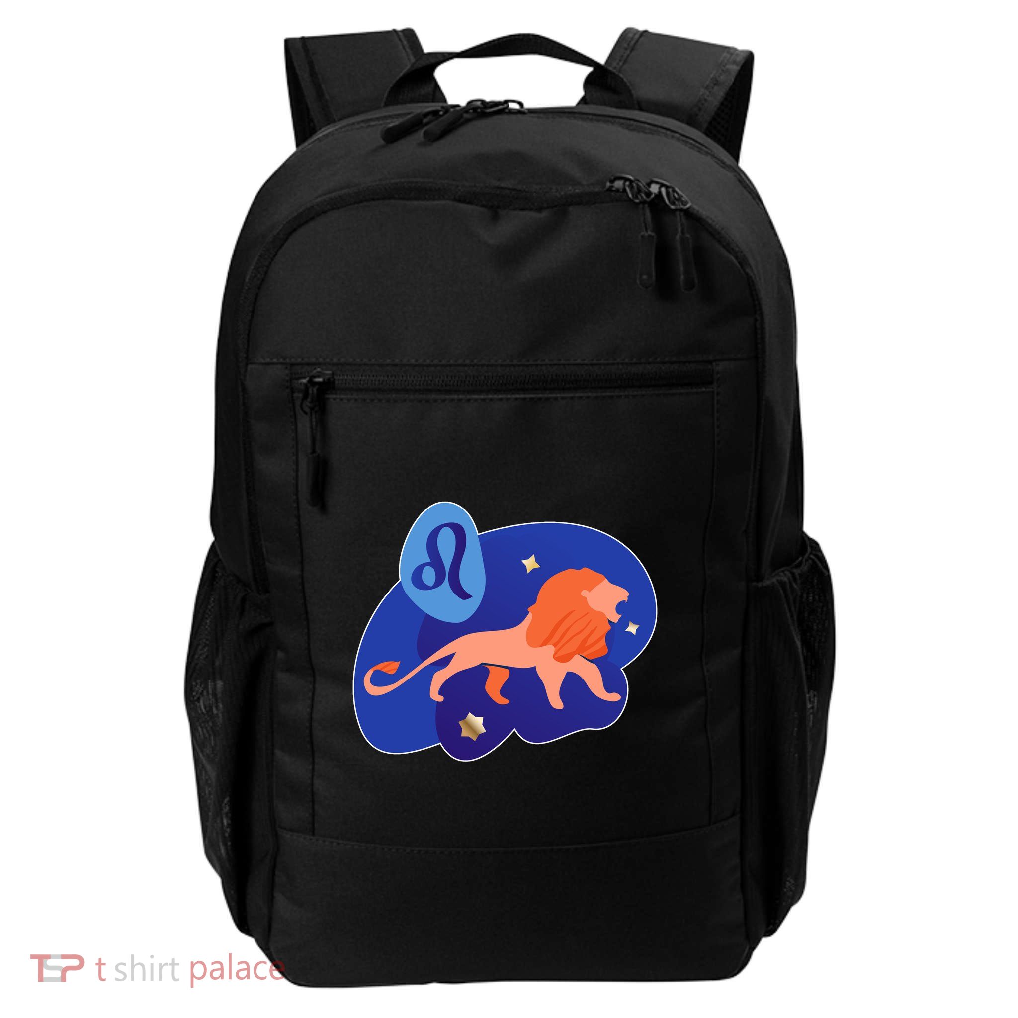 Zodiac Leo Simple Lion Backpack