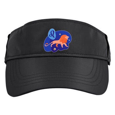Zodiac Leo Simple Lion Adult Drive Performance Visor