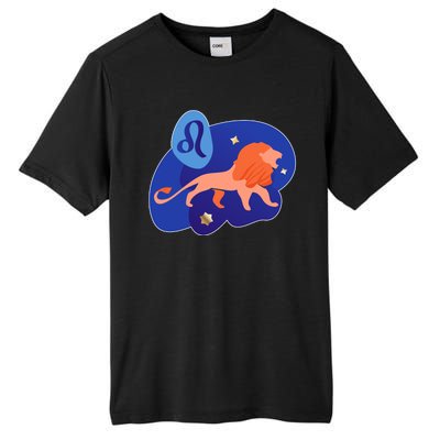 Zodiac Leo Simple Lion Tall Fusion ChromaSoft Performance T-Shirt