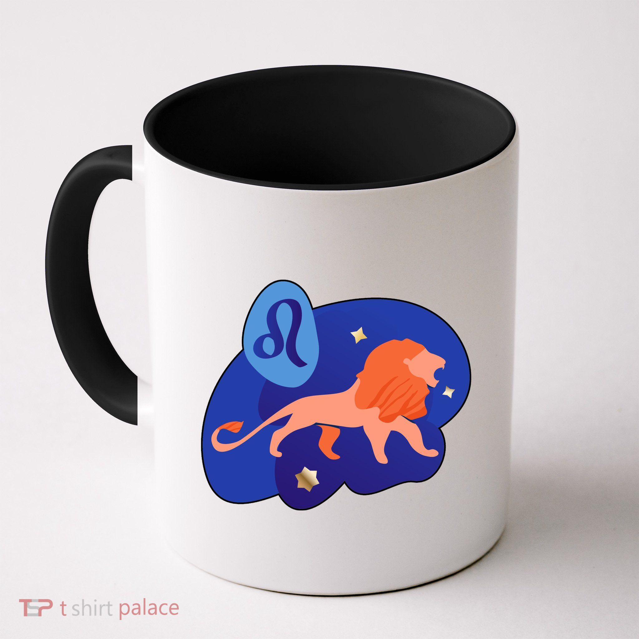 Zodiac Leo Simple Lion Mug