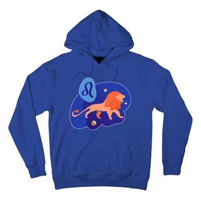 Zodiac Leo Simple Lion Hoodie