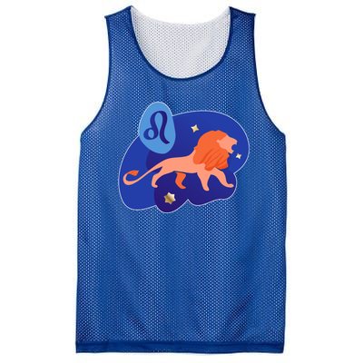 Zodiac Leo Simple Lion Mesh Reversible Basketball Jersey Tank