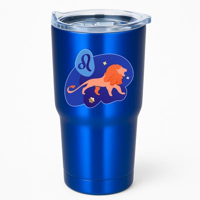 Zodiac Leo Simple Lion Tumbler