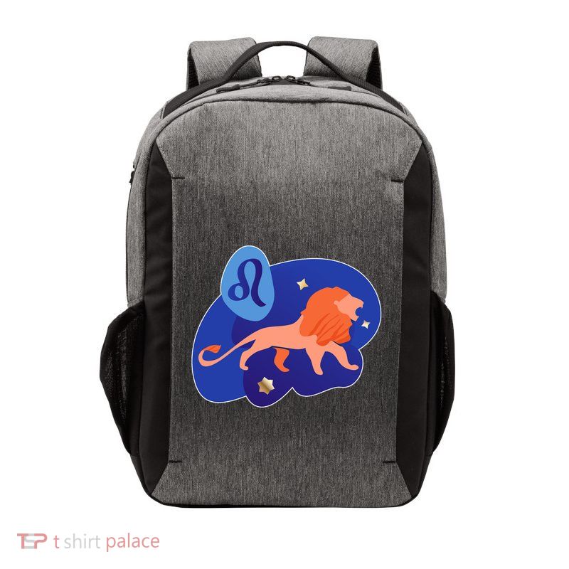 Zodiac Leo Simple Lion Vector Backpack