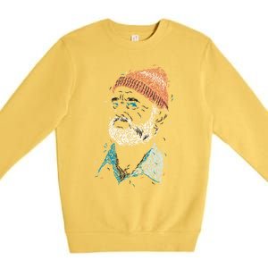 Zissou Of Fish Active Premium Crewneck Sweatshirt