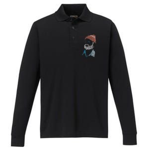 Zissou Of Fish Active Performance Long Sleeve Polo