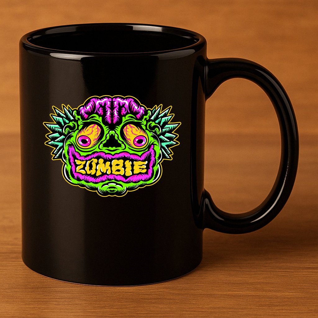 Zombie 11oz C Handle Ceramic Mug
