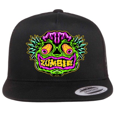 Zombie Flat Bill Trucker Hat