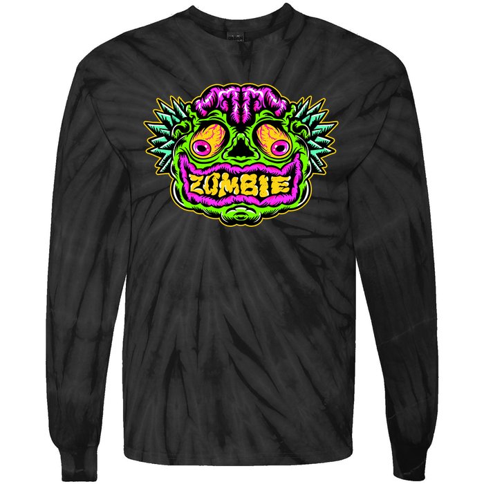 Zombie Tie-Dye Long Sleeve Shirt