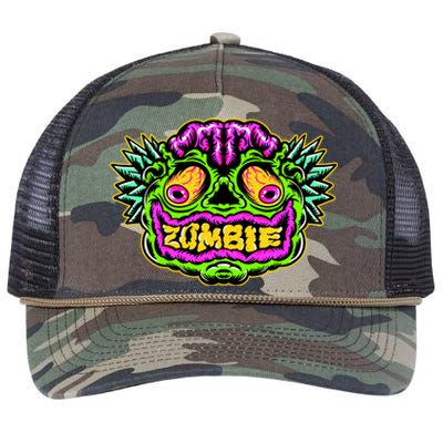 Zombie Retro Rope Trucker Hat Cap