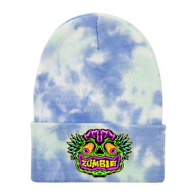 Zombie Tie Dye 12in Knit Beanie