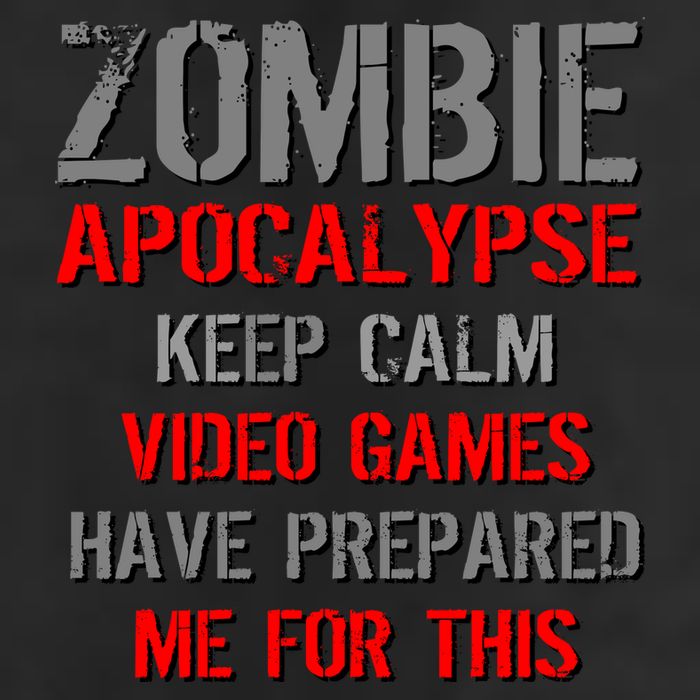 Zombie Apocalypse Keep Calm Video Games Prepared Me 15oz Campfire Ceramic Mug