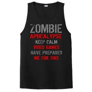 Zombie Apocalypse Keep Calm Video Games Prepared Me PosiCharge Competitor Tank