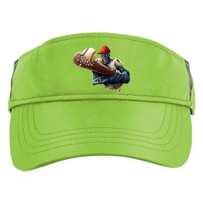 Zombie Baseball Batter Adult Drive Performance Visor