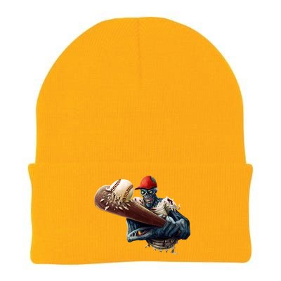 Zombie Baseball Batter Knit Cap Winter Beanie