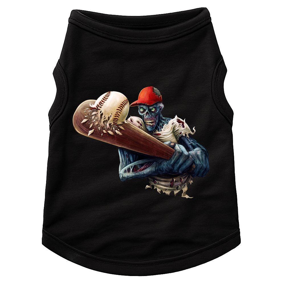 Zombie Baseball Batter Doggie Tank