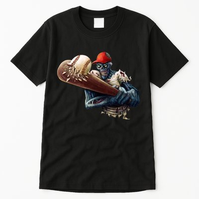 Zombie Baseball Batter Tall T-Shirt