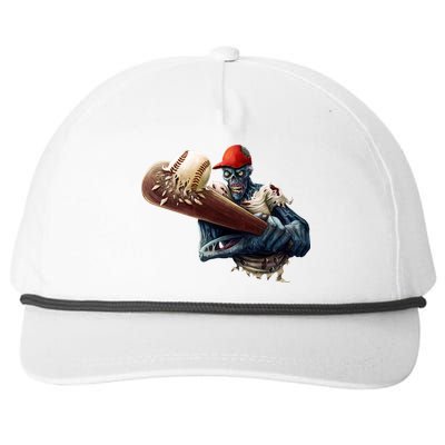 Zombie Baseball Batter Snapback Five-Panel Rope Hat