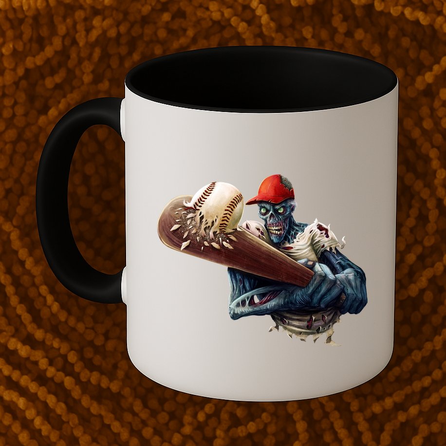 Zombie Baseball Batter Mug