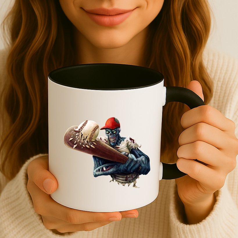 Zombie Baseball Batter Mug