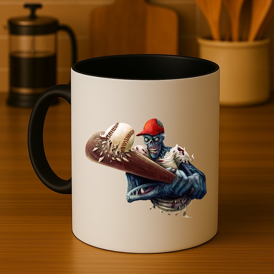 Zombie Baseball Batter Mug