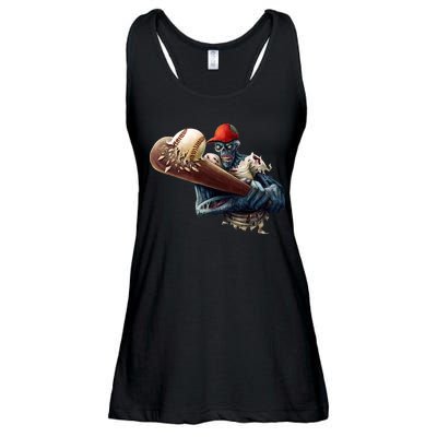 Zombie Baseball Batter Ladies Essential Flowy Tank