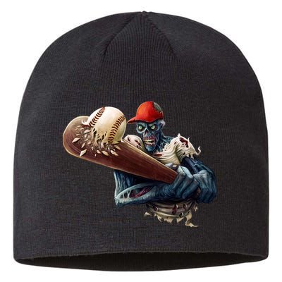 Zombie Baseball Batter Sustainable Beanie