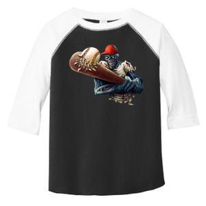 Zombie Baseball Batter Toddler Fine Jersey T-Shirt