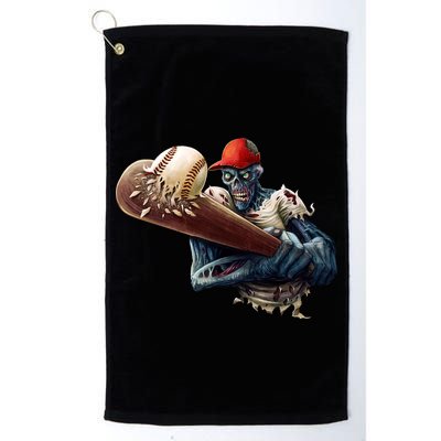 Zombie Baseball Batter Golf Towel