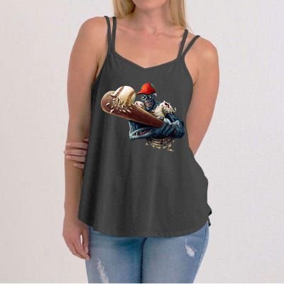 Zombie Baseball Batter Women's Strappy Tank