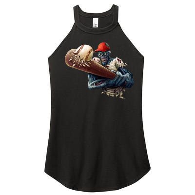 Zombie Baseball Batter Women's Perfect Tri Rocker Tank