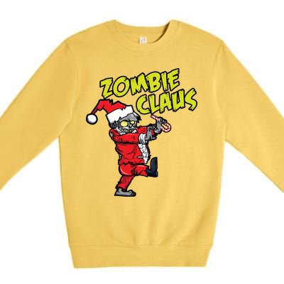 Zombie Claus Premium Crewneck Sweatshirt