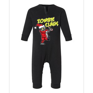 Zombie Claus Infant Fleece One Piece