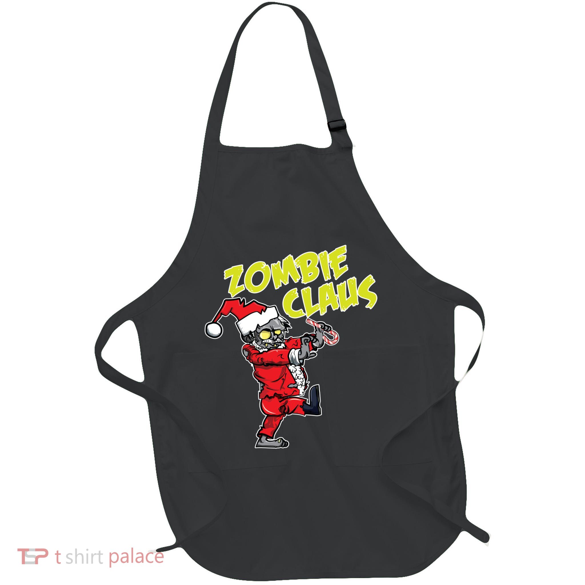 Zombie Claus Apron
