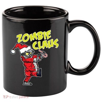 Zombie Claus 11oz C Handle Ceramic Mug