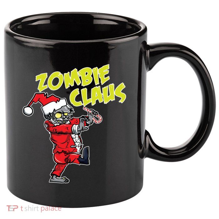 Zombie Claus 11oz C Handle Ceramic Mug
