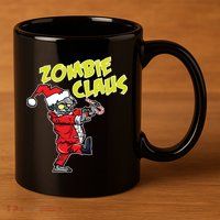 Zombie Claus 11oz C Handle Ceramic Mug