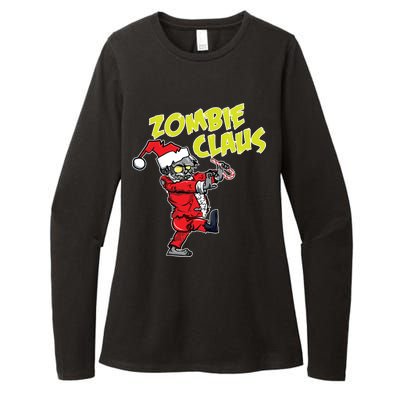 Zombie Claus Womens CVC Long Sleeve Shirt