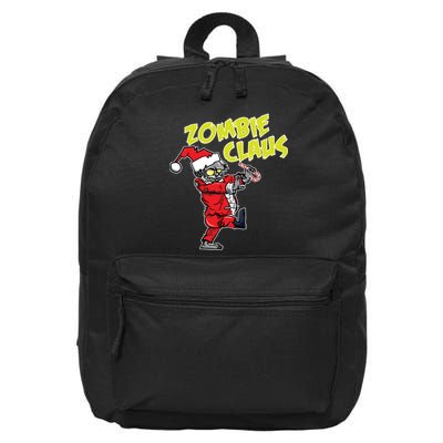 Zombie Claus 16 in Basic Backpack