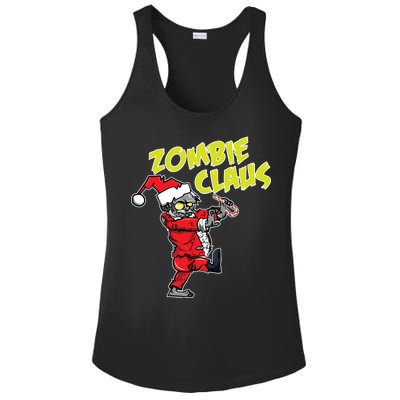 Zombie Claus Ladies PosiCharge Competitor Racerback Tank