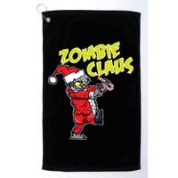 Zombie Claus Golf Towel