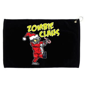 Zombie Claus Grommeted Golf Towel