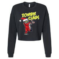 Zombie Claus Cropped Pullover Crew