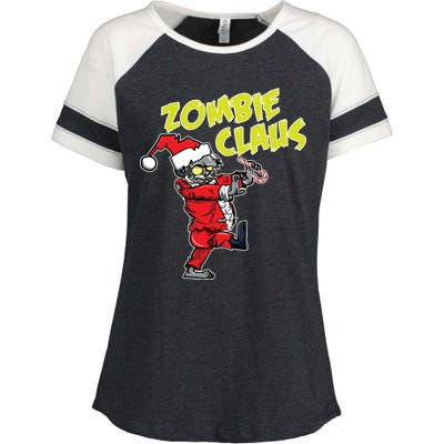 Zombie Claus Enza Ladies Jersey Colorblock Tee