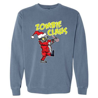 Zombie Claus Garment-Dyed Sweatshirt