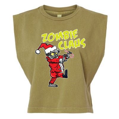 Zombie Claus Garment-Dyed Women's Muscle Tee