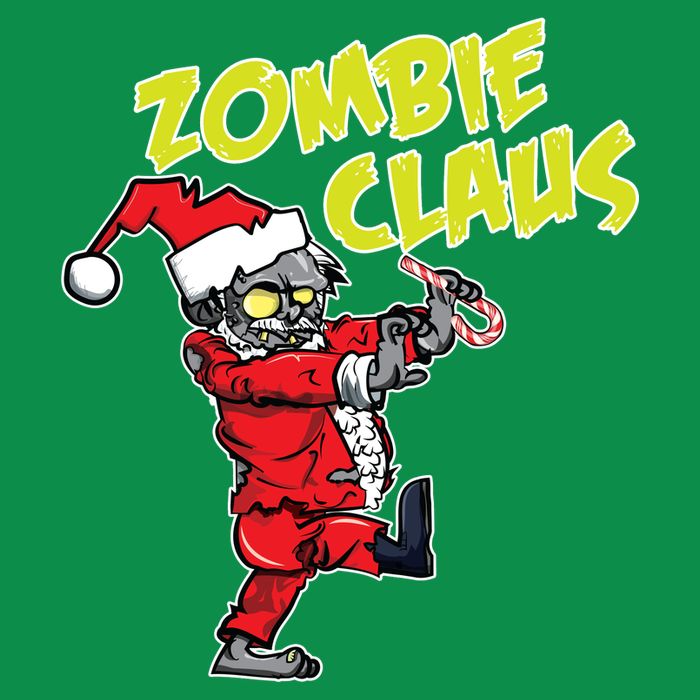 Zombie Claus Long Sleeve Shirt