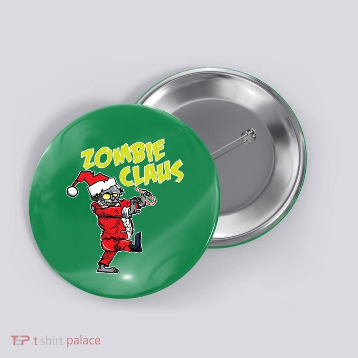 Zombie Claus Button