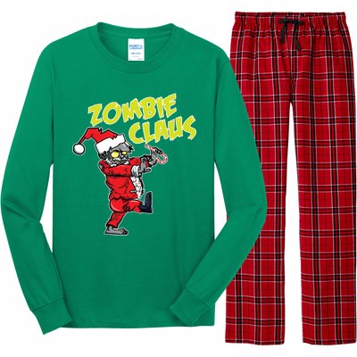 Zombie Claus Long Sleeve Pajama Set