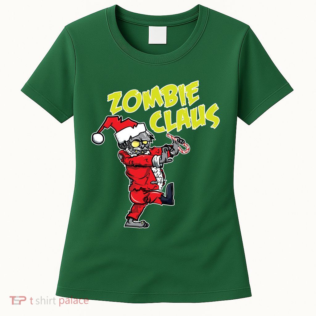 Zombie Claus Womens T-Shirt